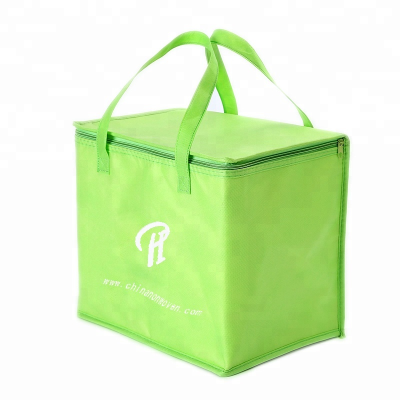 PP Non Woven Material and Food Use cooler bag port